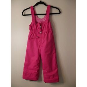 Obermeyer Kids Pink Snow Bib Overalls Ski Pants Size 3 iGrow System